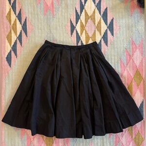 Odille by Anthropologie Pleated Full Skirt, 4